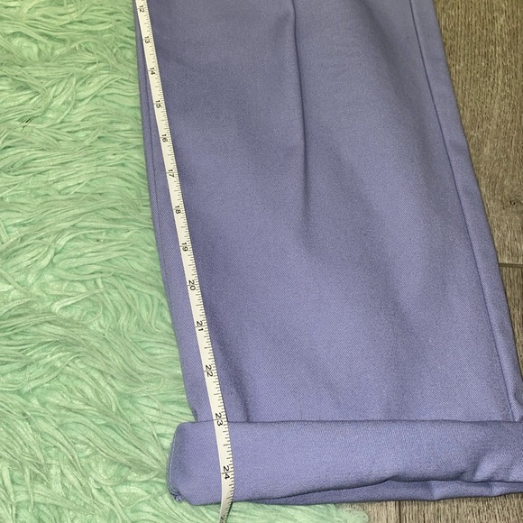 Women’s Chambray DICKIES Crop Roll Hem Work Pants Like New - Picture 8 of 14